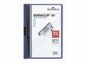 DURABLE Klemmhefter Duraclip 30 A4, Dunkelblau, Typ: Klemmhefter