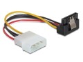 DeLock Stromkabel Molex - SATA gewinkelt 12 cm, Kabeltyp