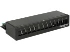 DeLock Netzwerkpanel Keystone 12-Port Desktop, schwarz, Serie