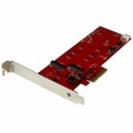StarTech.com - 2x M.2 SATA SSD Controller Card - PCIe M.2 SATA III NGFF Card