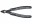 Knipex Elektronik-Seitenschneider Super Knips ESD 125 mm, Typ: Seitenschneider, Zange brüniert, Griffe mit Mehrkomponenten-Hüllen