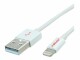 Roline Lightning 8pol-USB2.0 Kabel,0,15m