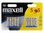 Maxell Europe LTD. Batterie AAA 5+5 Stück, Batterietyp: AAA