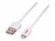 Roline Lightning 8pol.-USB2.0 Kabel,1,8m