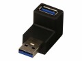 Lindy - USB 3.0 90 Degree Up Type A Male to Female Right Angle Adapter