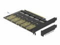 DeLock Host Bus Adapter PCI-Express x16v3 zu 5xM.2 Key-B