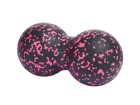 FTM Faszientraining Doppelball, Schwarz / Pink, Farbe: Schwarz
