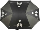 Esschert Design Partner-Regenschirm XL Grau/Schwarz, Schirmtyp: Langschirm
