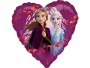 Amscan Folienballon Disney Frozen II, Herz 45 cm