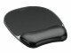 Fellowes Gel Crystals - Mouse pad with wrist pillow - black