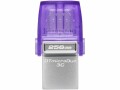 Kingston 256GB DT MICRODUO 3C 200MB/S DUAL USB-A + USB-C  NMS NS EXT