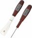 Mastrad 2-in-1 Teigschaber inkl. Thermometer, Farbe: Braun, Material