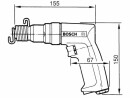 Bosch Professional Druckluft-Meisselhammer Set 1/4", Druckluft-Werkzeugtyp