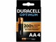 Duracell Batterie Optimum MN1500 4 Stück, Batterietyp: AA