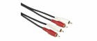 HDGear Audio-Kabel Cinch - Cinch 0.5 m, Kabeltyp: Anschlusskabel