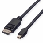 Roline Mini DisplayPort - DisplayPort Verbindungskabel - 5 m - 2K - Schwarz