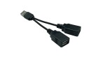 Alldock Y-Ladekabel / Splitkabel USB-A 0.1, Kabeltyp: Y-Kabel