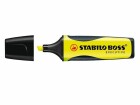 STABILO Textmarker Boss Executive 10 Stück, Gelb, Set: Nein