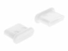 DeLock Blindstecker/Staubschutz USB-C 10 Stück Weiss ohne