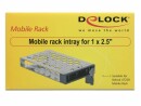DeLock Wechselschublade Mobile Rack für 1x 2.5", Platzbedarf: 1x