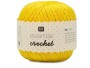 Rico Design Häkel- und Strickgarn Essentials Crochet 50 g, Gelb