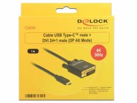 DeLock Kabel 4K USB Type-C - DVI-D, 1 m