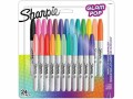 Sharpie Fasermaler S-Note Glam Pop Permanent, 24er Pack