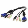 StarTech.com - 4-in-1 USB, VGA, Audio, and Microphone KVM Switch Cable