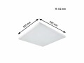 Paulmann Deckenleuchte LED Panel Velora Rainbow, 31 W, RGBW