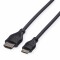 Bild 0 Roline HDMI-Mini HDMI Verbindungskabel - 0,8 m - Highspeed - 4K - 3D - Schwarz