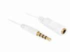 DeLock 3.5mm Klinke Audio Verlängerungskabel 4-Pol, 3m,