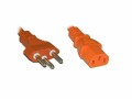 Diggelmann Netzkabel 0.5 m C13-T12, Anzahl Leiter: 3, Detailfarbe