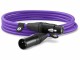 Rode XLR-Kabel XLRm-XLRf 3 m, Violett, Länge: 3 m