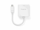 PureLink Adapter IS190 USB Type-C - DVI-I, Weiss, Kabeltyp