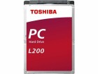 Toshiba Harddisk L200 2.5" SATA 2 TB, Speicher Anwendungsbereich
