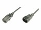 Digitus ASSMANN - Power extension cable - IEC 60320 C14
