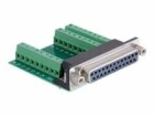 DeLock Adapter DB25 - Terminalblock cm, Datenanschluss Seite