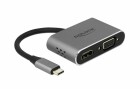 DeLock Dockingstation USB 3.1 Typ-C - HDMI/VGA/USB-A/USB-C/PD