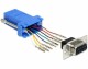 DeLock RJ-45 zu RS232 DB9 Montagesatz, inkl. Anleitung, Pins