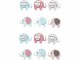 Creativ Company 3D-Sticker Elefant 12 Stück, Motiv: Elefant