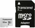 Transcend microSD Card 300S, 32GB TS32GUSD3 UHS-I U1 with Adapter