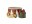 Bloomingville Kerzenhalter Bitja 1 Stück, Mehrfarbig, Detailfarbe: Mehrfarbig, Höhe: 5 cm, Verpackungseinheit: 1 Stück, Detailmaterial: Polyresin, Grundmaterial: Kunststoff