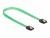Bild 1 DeLock SATA-Kabel UV Leuchteffekt grün 50 cm, Datenanschluss