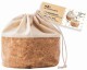 Nuts Bread Bag Kork M, Farbe: Weiss, Material: Baumwolle, Breite