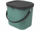 Rotho Recyclingbehälter Albula 6 l, Dunkelgrün, Material