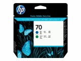 HP Inc. HP 70 - Blau, grün - Druckkopf - für