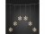 Bild 1 Konstsmide LED-Lichtervorhang mit Schneeflocken 48 Lampen, 90 cm