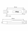 ubisys ZigBee USB Stick U1, Detailfarbe: Schwarz, Protokoll