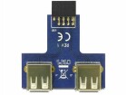 DeLock Delock 41824 USB Pinheader Buchse auf auf 2 x