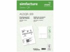 Simplex Simfacture Swiss QR, A4, 500 Blatt, Formular Typ